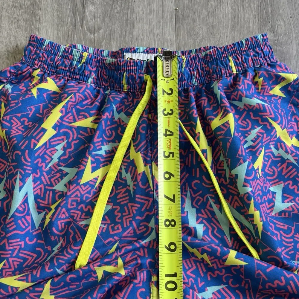 Tipsy Elves Swim Trunks Shorts Men's Size Medium Geometric Retro Swimming Beach
